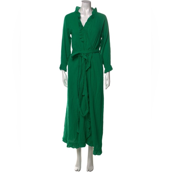 RHODE Dresses & Skirts - RHODE V-Neck Wrap Long Dress Size XS